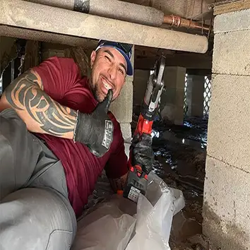Maroon plumbing