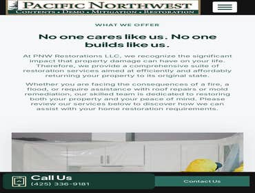 Slavik Petrus Pacific Northwest Restoration1 Fire restoration. Mold mitigation Water mitigation. Demolition. Content restoration.