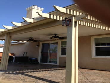 Alumawood solid patio cover