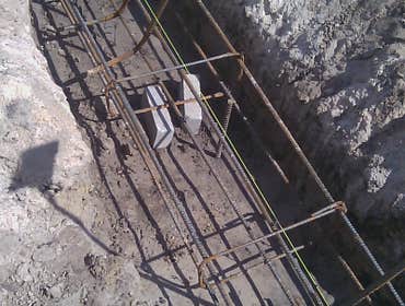 Concrete Footers with rebar supports. Inspected and passed This is a photo of one of our project concrete footer system being installed. We offer full 