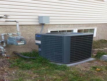 HVAC new AC unit installation
