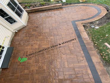 Paver Patio done in Wolcott CT Paver Patio