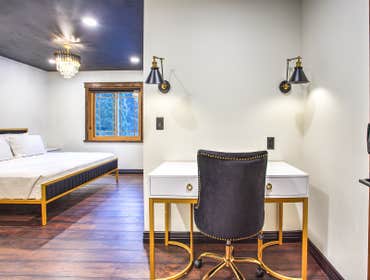 Airbnb/hotel We transformed a 4-bedroom, 3-bath home into an 8-bedroom, 8-bath Airbnb. Each room was designed with a unique theme, which made the proje