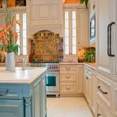 These kitchens look great after getting cabinet refacing by Cabinet Cures of Oklahoma! You can have your dream kitchen without having to spend all the 