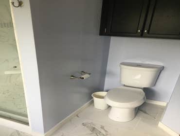 New cabinet and trim