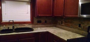 AFTER added backsplash
