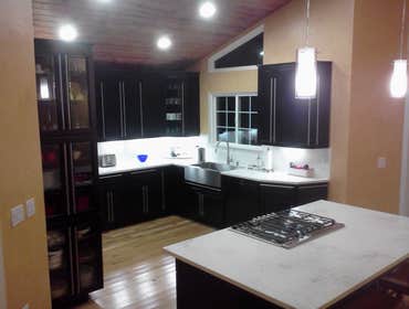 Espresso Shaker cabinets