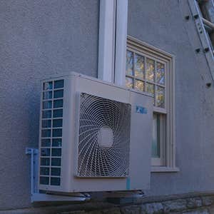 Upper Arlington Mini Split System Installed a ductless Daikin mini split, condenser with 4 heads.