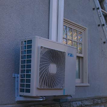 Upper Arlington Mini Split System Installed a ductless Daikin mini split, condenser with 4 heads.
