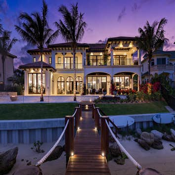 New Rear Elevation with Outdoor Living & Dock