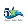 5 Star plumbing Heating and Cooling logo