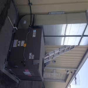 Photos from Victory Air HVAC system installation.
Package Gas/Electric HVAC unit
Custom sheet metal transitions/ plenums
Sheet metal ducting