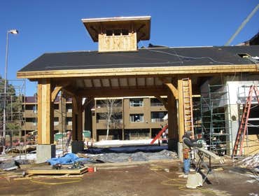 Stamped concrete Entry