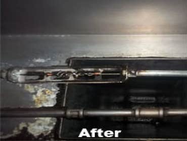 Various exhausts Kitchen exhaust cleaning from various places.