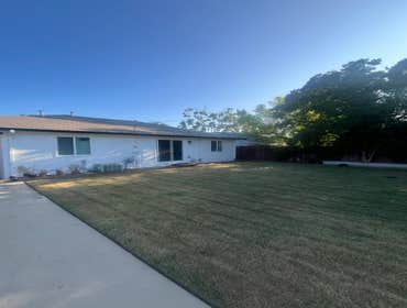 Photos by American Remodels Inc #4 New concrete patio. Here we capped sprinklers, dug our area, install concrete forms, and finished concrete