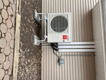 Photos by Stellitano Heating and Air Conditioning, Inc #22 Mitsubishi Ductless Split Installation