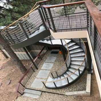 Spiral Staircase to Entry