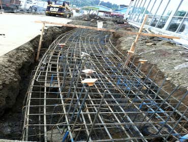 Toyota Portal Sign foundation