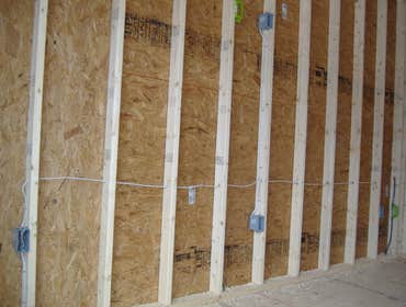 Rough-in Electrical wiring