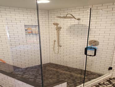 New shower
