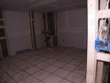 Photos from Vh improvement inc transforms a room in the basement into a media room