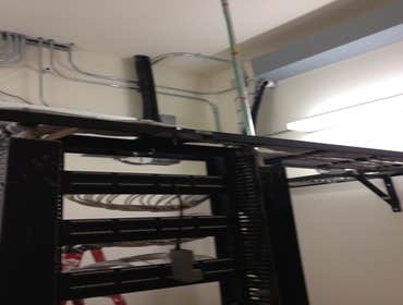 Project photos from Spanning Enterprise Inc This was a complete overhaul of a warehouse converted into a charter school. We had to design a network sys