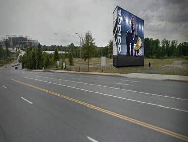 Shipping Container billboard