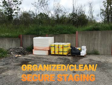 Job Site Material Staging