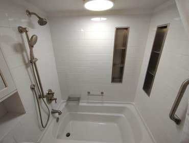 Close up of shower