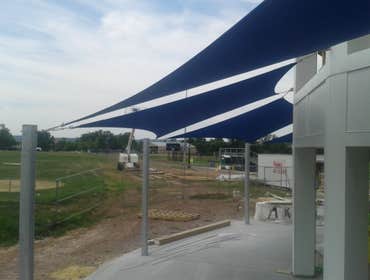 Shade Sails Shade sails are a cool option!