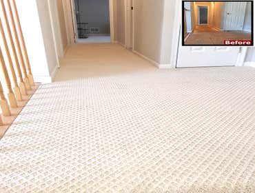 Photos by 99 Carpets LLC #1 Wall to wall carpet installation and Custom stair runners installation.