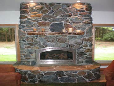 Photos by Universal Masonry Design Construction #1 Rumford fireplace