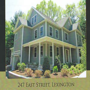 247 east st lexington original home was a ranch house demo and built a 5 bedroom colonial home