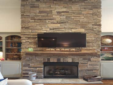 Large remodel project at a home in the Concord Hunt subdivision