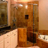 Glass framless house