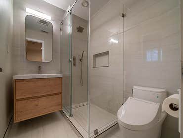 A quick update of a bathroom by Wise Builders