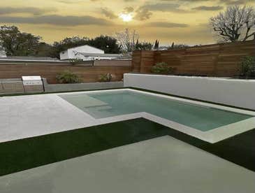 Photos by American Way Remodeling #1 New construction underground swimming pool.