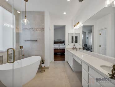 Photos by Remodel Masters #1 Guest + Master bathroom complete remodel