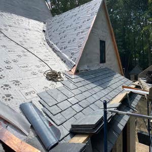Photos by Boston Home Solution Inc #2 Project consisted of installing new slate roofing for client