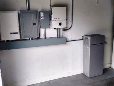 Solar & Storage Installation (Oceanside) Installation of a 10.8 kW solar system and a 16 kWH energy storage system. Shown are Solaria solar modules. S