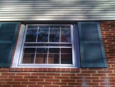 Window Installation and Trim Wrap After Completed window.