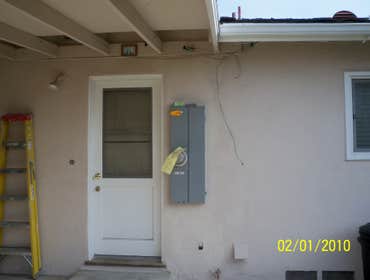 Electrical service replacement Replacement/upgrade of a panel whose breakers were not indicating tripped, and circuits were added and doubled up beyond