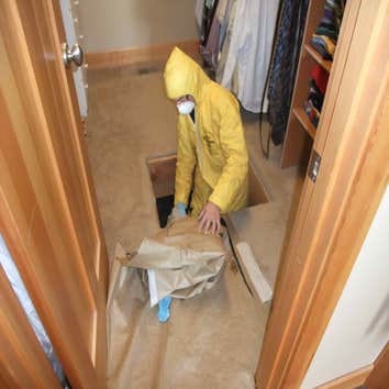 Ducts We are not afraid to crawl in tight spaces to make sure you ducts are properly installed.
