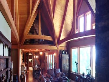 Timber Frame Living Room