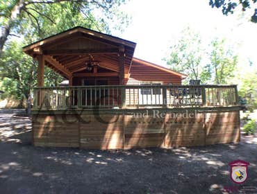 Photos by A&c Construction & Remodeling #9 Pine deck and cedar gable patio cover