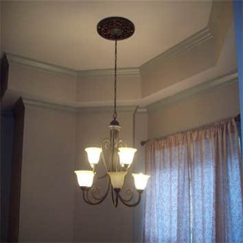 Completed Lighting Work Lighting provides illumination and encompasses a wide variety of uses, both inside the home and out. We will work with you on p