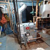 Gas boiler installation
