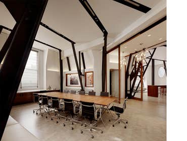 One Kearny Club In collaboration with Page and Turnbull and BMOD, we converted an existing attic space on the 11th floor of the One Kearny building int