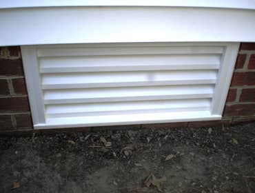 Integrity Contracting, LLC - Pest Control - Richmond, VA Options for chemical-free pest control, including PVC crawl space access doors, PVC louver ven