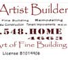 the Artist Builder "the Art of Fine Building logo